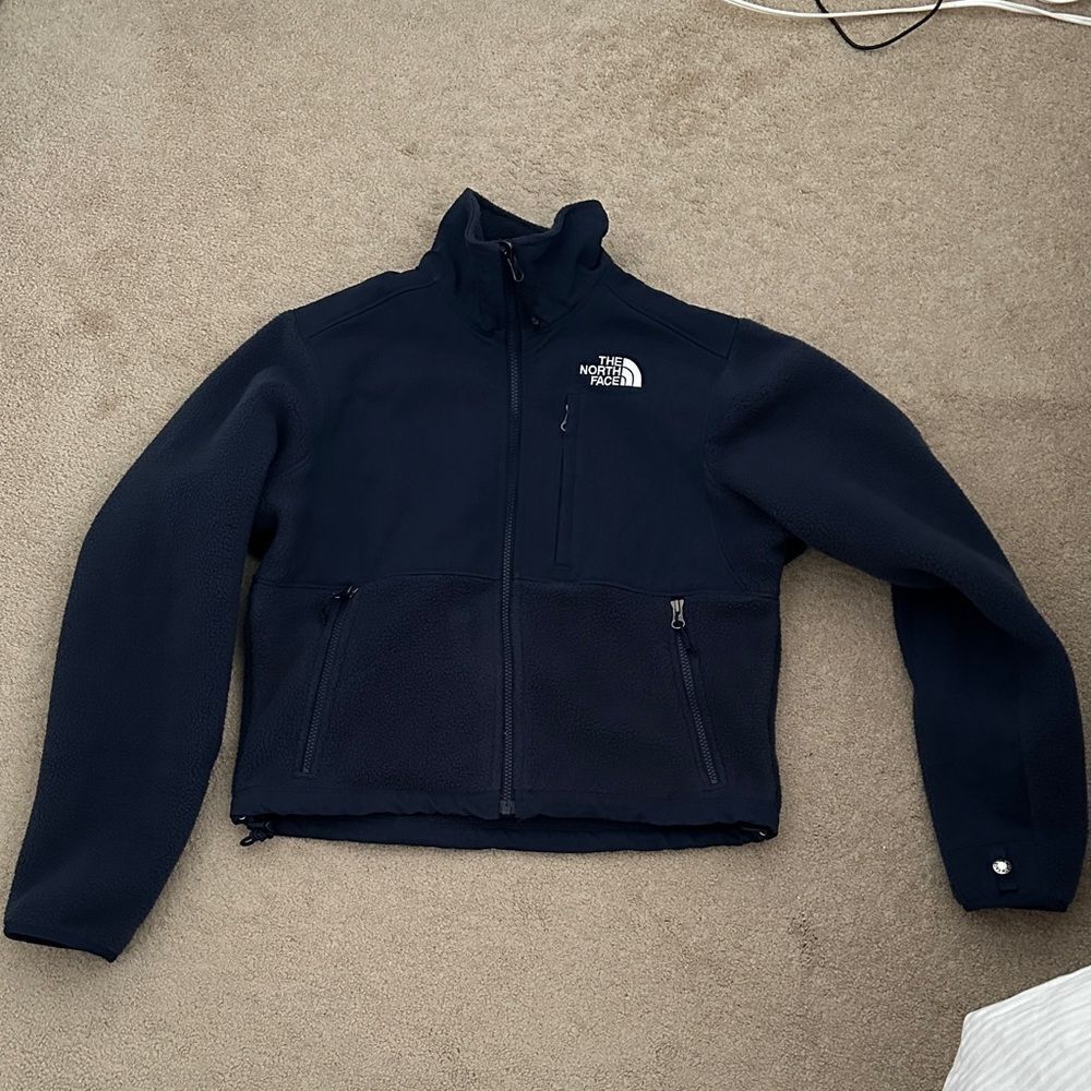 New The North Face women’s navy fleece  Jacket XS